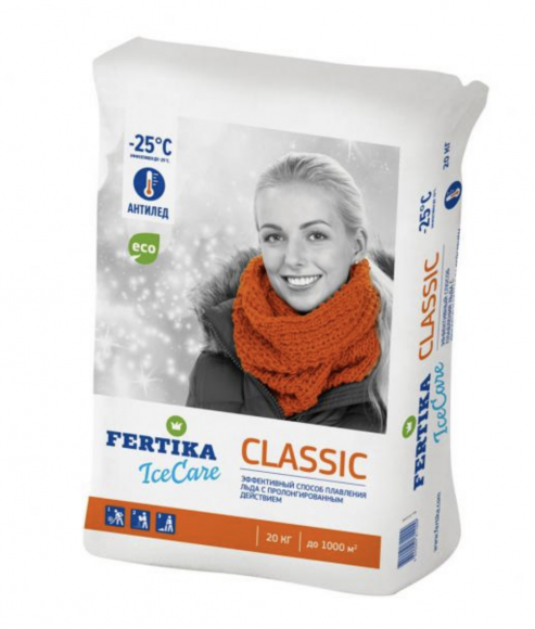 Противогололёдный реагент IceCare Classic (20 кг)