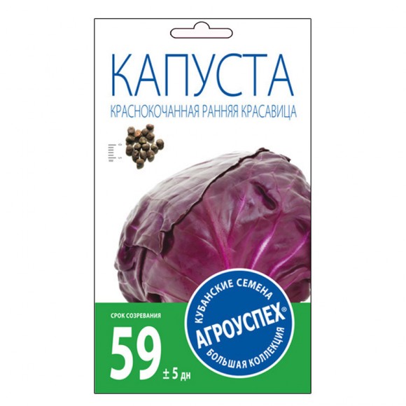 Капуста краснокочанная Ранняя красавица