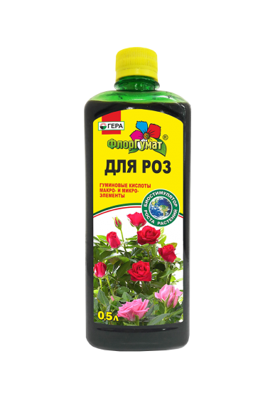 Удобрение ФлорГумат для роз 0,5л