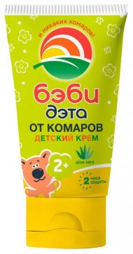 Детский крем ДЭТА от укусов насекомых (50 мл) Детский крем ДЭТА от укусов насекомых (50 мл)