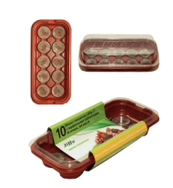 Мини-теплица Jiffy (10 ячеек, 44 мм)