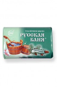 Мыло туалетное РУССКАЯ БАНЯ хвойное 100 г (Свобода) Мыло туалетное РУССКАЯ БАНЯ хвойное 100 г (Свобода)