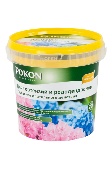 Удобрение для гортензий и рододендронов Pokon пролонгированного действия (900 г)
