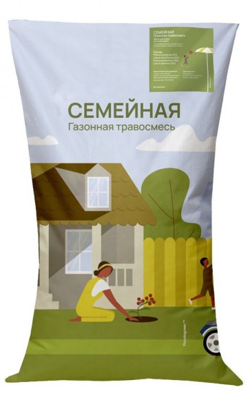 Травосмесь Семейный Газон, 10 кг